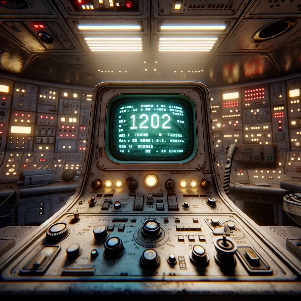 apollo 11 - 1202 program alamr